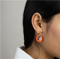 Orecchini Rudelli Zambetti Gioielli Donna Rivet L'indochineur in Corno BJX996O - BJX996O